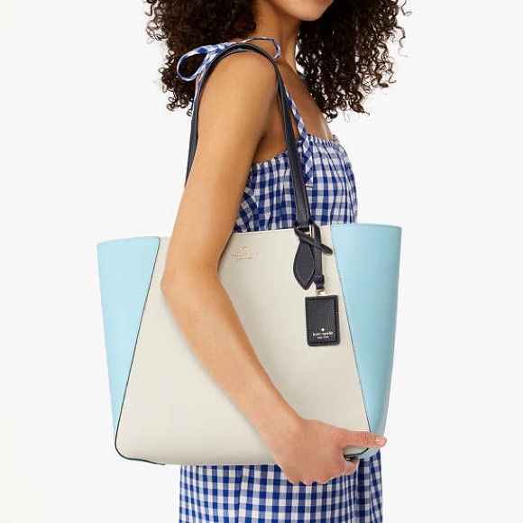 Kate Spade Poppy Colorblock Large Tote - Picture 4 of 15